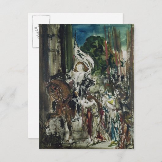 Joan of Arc Briefkaart (Voorkant / Achterkant)