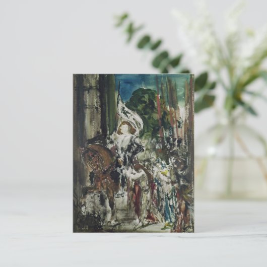 Joan of Arc Briefkaart (Staand voorkant)