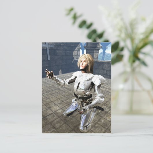 Joan of Arc Briefkaart (Staand voorkant)