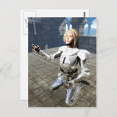 Joan of Arc Briefkaart (Voorkant / Achterkant)