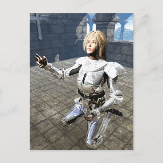 Joan of Arc Briefkaart (Voorkant)