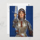 Joan of Arc Briefkaart (Voorkant / Achterkant)