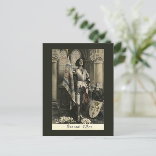 Joan of Arc Briefkaart (Staand voorkant)