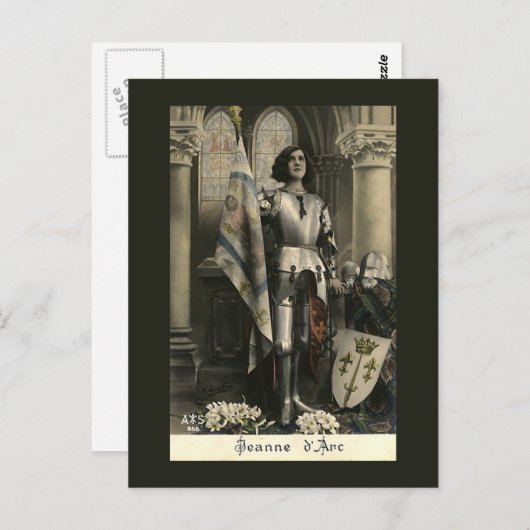Joan of Arc Briefkaart (Voorkant / Achterkant)