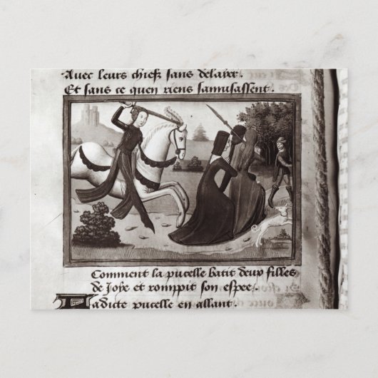 Joan of Arc Briefkaart (Voorkant)