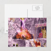 Joan of Arc Burns Briefkaart (Voorkant / Achterkant)