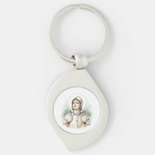 Joan of Arc , Catholic Gifts Sleutelhanger (Voorkant)
