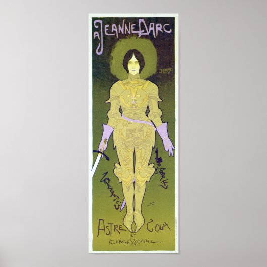 Joan of Arc Costumes Advertising Poster (Voorkant)