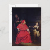 Joan of Arc en de kardinaal van Winchester Briefkaart (Voorkant / Achterkant)