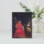 Joan of Arc en de kardinaal van Winchester Briefkaart (Staand voorkant)