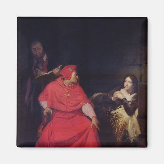 Joan of Arc en de kardinaal van Winchester Magneet (Voorkant)