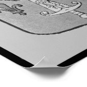 Joan of Arc en haar paard Poster (Hoek)