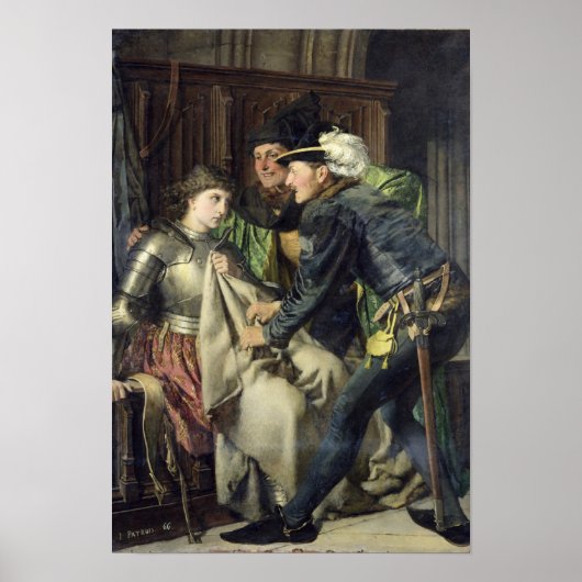 Joan of Arc in de gevangenis, 1866 Poster (Voorkant)