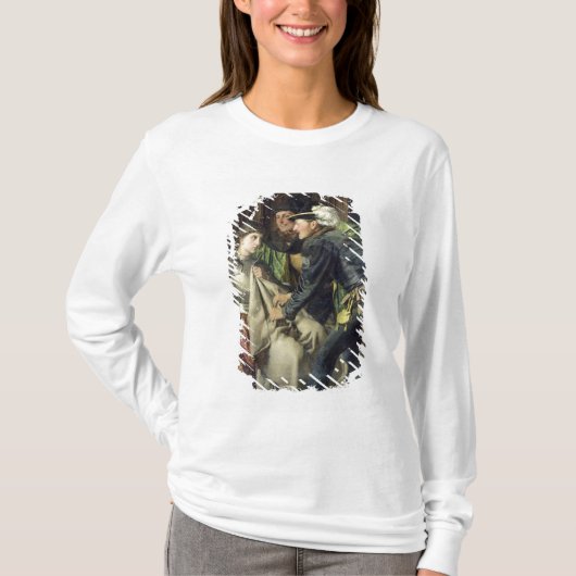Joan of Arc in de gevangenis, 1866 T-shirt (Voorkant)
