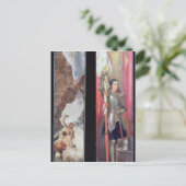 Joan of Arc, jaren 1890 Briefkaart (Staand voorkant)