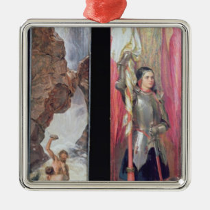 Joan of Arc, jaren 1890 Metalen Ornament