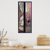 Joan of Arc, jaren 1890 Poster (Keuken)