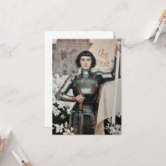 Joan of Arc Kaart (Voorkant / Achterkant in situ)