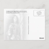 Joan of Arc (Maid of Orleans) standbeeld, New Orle Briefkaart (Achterkant)