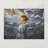 Joan of Arc met banner Briefkaart (Voorkant)