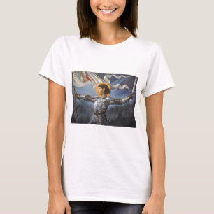 Joan of Arc met banner T-shirt