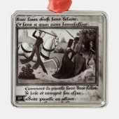 Joan of Arc Metalen Ornament (Voorkant)
