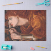 Joan of Arc (Portrait) (door Dante Gabriel Rossett Tissuepapier (Craft)