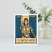 Joan of Arc redde de Franse Eerste Wereldoorlog Briefkaart (Staand voorkant)