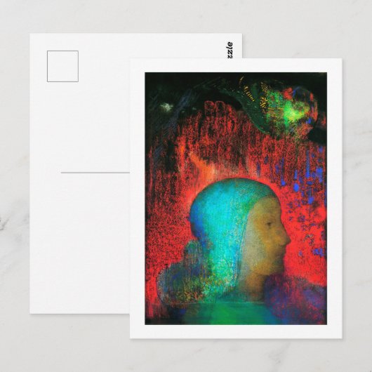 Joan of Arc, Redon Briefkaart (Voorkant / Achterkant)