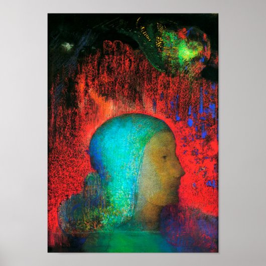 Joan of Arc, Redon Poster (Voorkant)