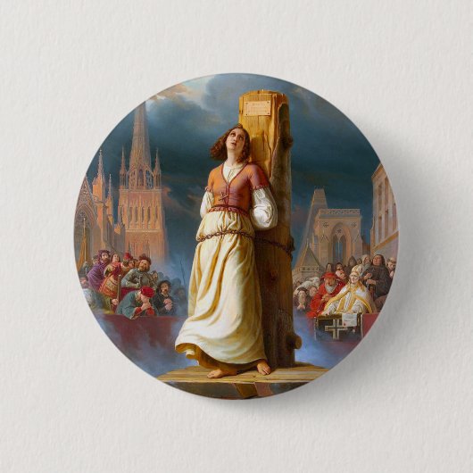 Joan of Arc Ronde Button 5,7 Cm (Voorkant)