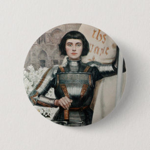 Joan of Arc Ronde Button 5,7 Cm