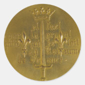Joan of Arc Ronde Sticker (Voorkant)