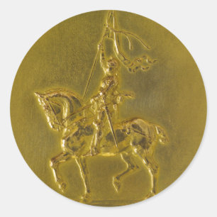 Joan of Arc Ronde Sticker