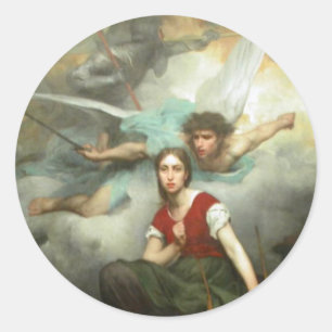 Joan of Arc Ronde Sticker