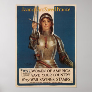 Joan of Arc Saved France Poster