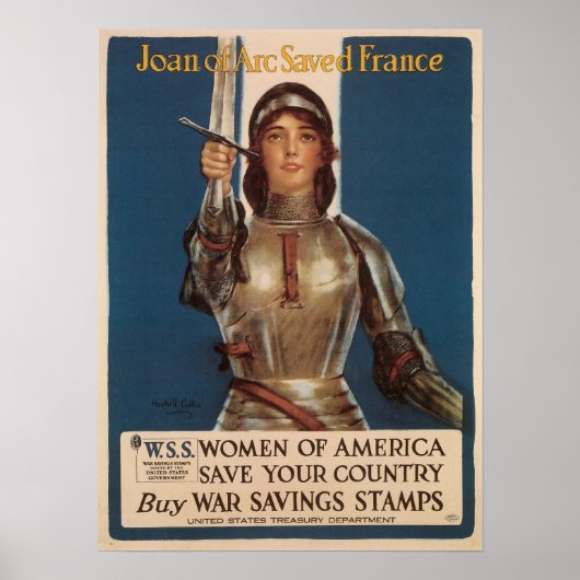 Joan of Arc Saved France Poster (Voorkant)