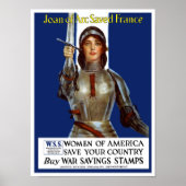 Joan of Arc Saved France Poster (Voorkant)
