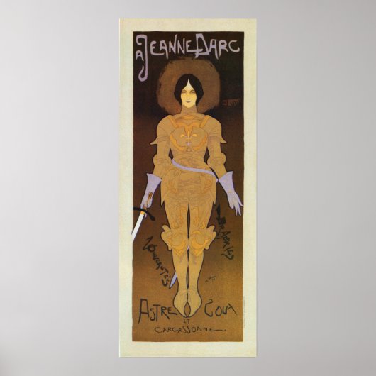  Joan of Arc store en verticale banner Poster (Voorkant)