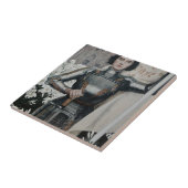 Joan of Arc van Albert Lynch Tegeltje (Zijkant)