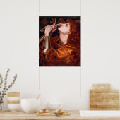 Joan of Arc van Dante Gabriel Rossetti Poster (Keuken)