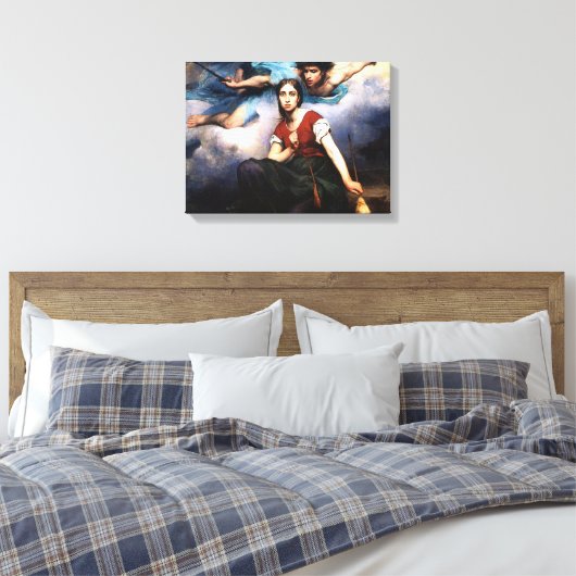 Joan of Arc van Eugène Thirion Canvas Afdruk (Insitu (Slaapkamer))