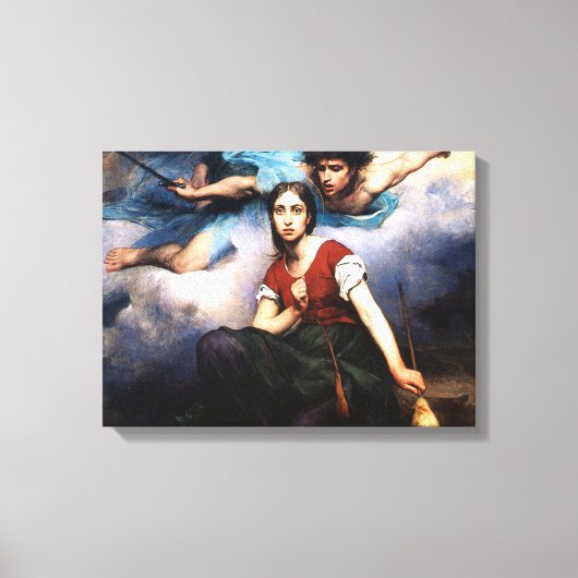 Joan of Arc van Eugène Thirion Canvas Afdruk (Voorkant)