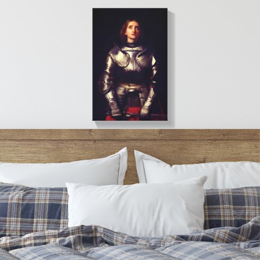 Joan of Arc van John Everett Millais Canvas Afdruk (Insitu (Slaapkamer))