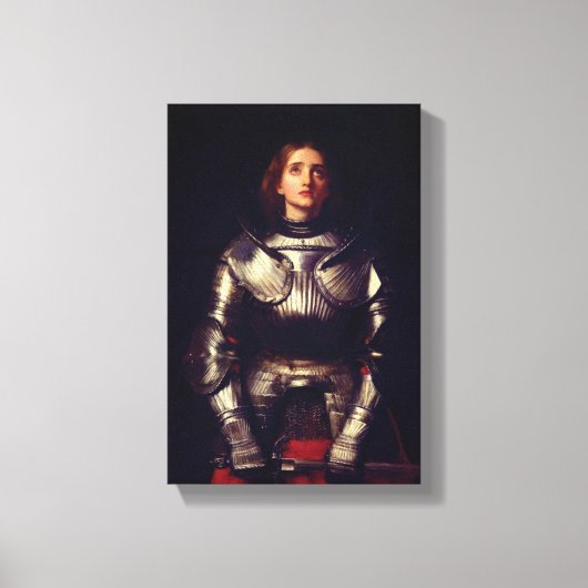 Joan of Arc van John Everett Millais Canvas Afdruk (Voorkant)