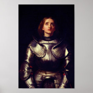 Joan of Arc van John Everett Millais Poster