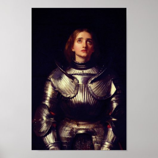 Joan of Arc van John Everett Millais Poster (Voorkant)