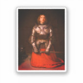 Joan of Arc van John Everett Millais Sticker (Voorkant)