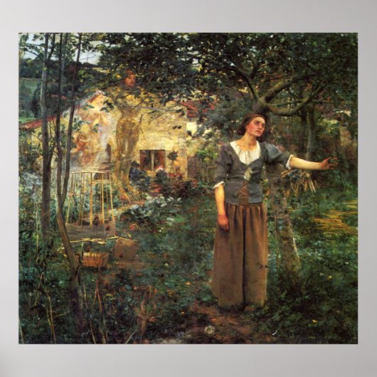Joan of Arc van Jules Bastien Lepage Poster (Voorkant)
