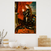 Joan of Arc van Peter Paul Rubens Poster (Keuken)